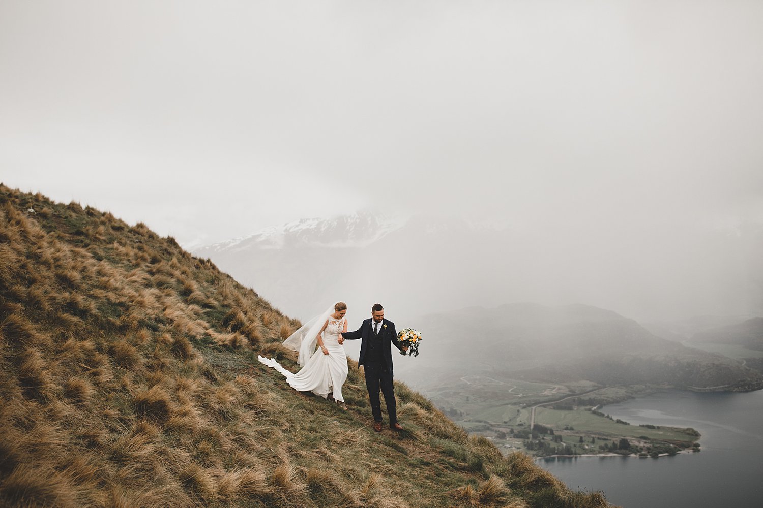 Roys Peak Mountain Wedding