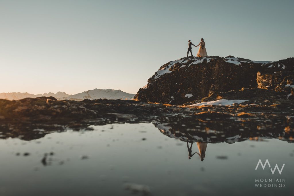 Heli Wedding The Ledge